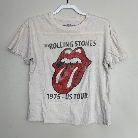 the Rolling Stones Tops - Rolling Stones 1975 US Tour Graphic Tee Shirt Size Large